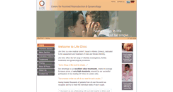 Desktop Screenshot of lifeclinic.gr